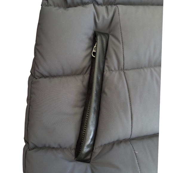 Mackage | Calla Stretch Down Coat w/ Detachable Fox Fur Trim – XS, Charcoal - Picture 10 of 15